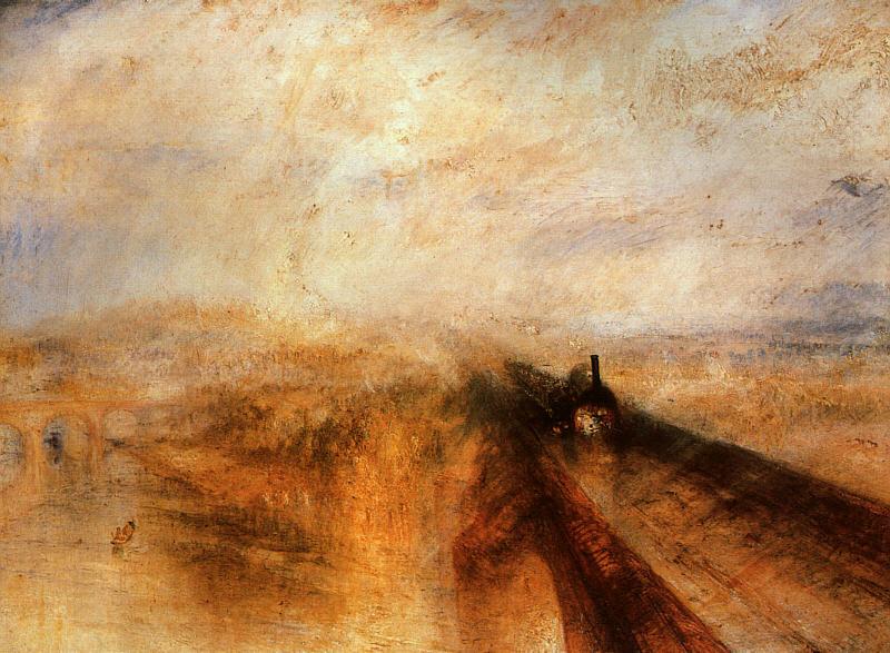 Joseph Mallord William Turner Rain, Steam and Speed The Great Western Railway China oil painting art